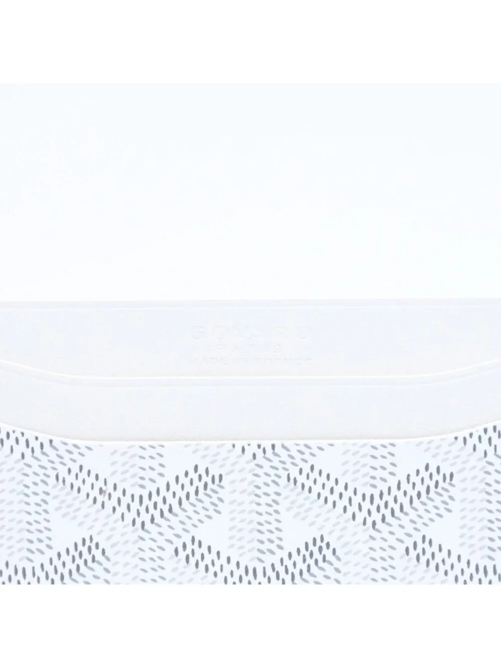 Goyard Saint Sulpice Card Case White Vauzel Calfskin